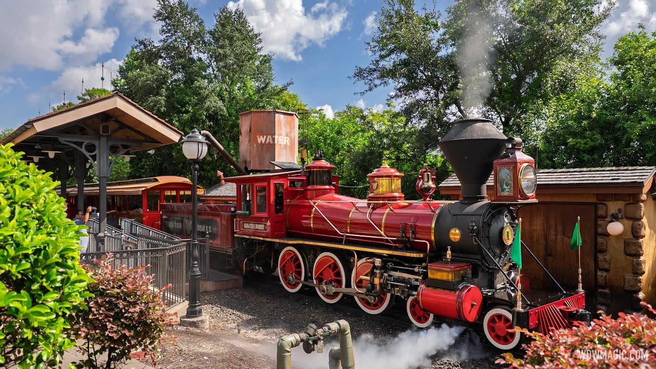 Stitch Joins Walt Disney World Railroad on Modified Shuttle Route