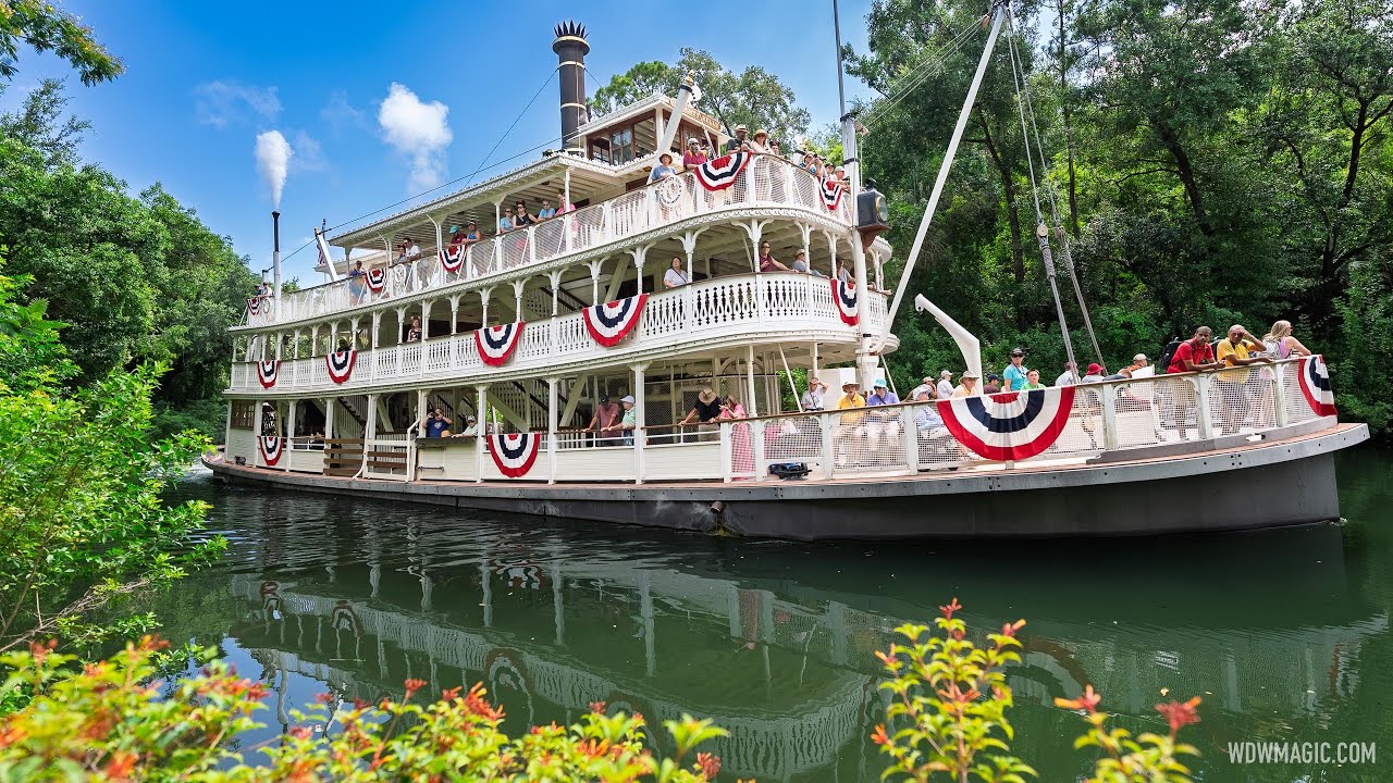 Liberty Square Riverboat Full Ride | Multi-Angle POV Around Rivers of America (July 2025)